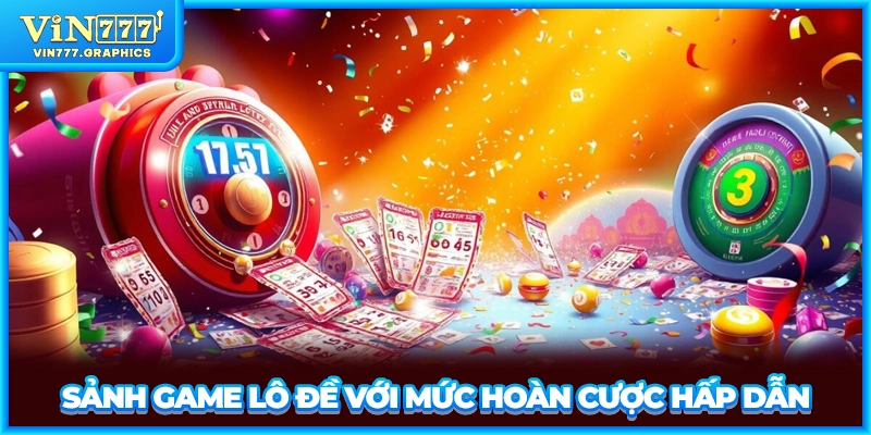 Sảnh game lô đề với mức hoàn cược hấp dẫn